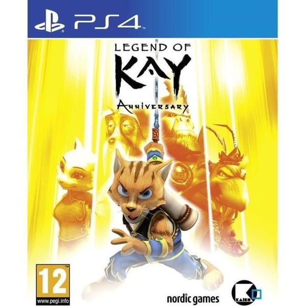 PS4-spel - Nordic Games - Legend of Kay Anniversary - Action/äventyr - 25 nivåer - 1 spelare