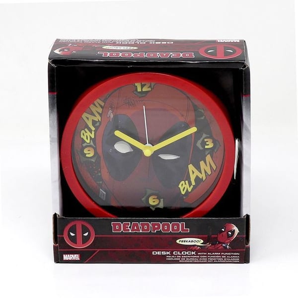 DEADPOOL - Blam Blam - Skrivbordsklocka 16cm