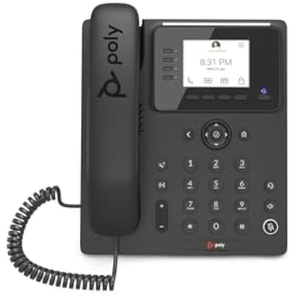 Poly Telefon CCX 350 i Microsoft Teams-varianten (PoE, uden strømforsyning)