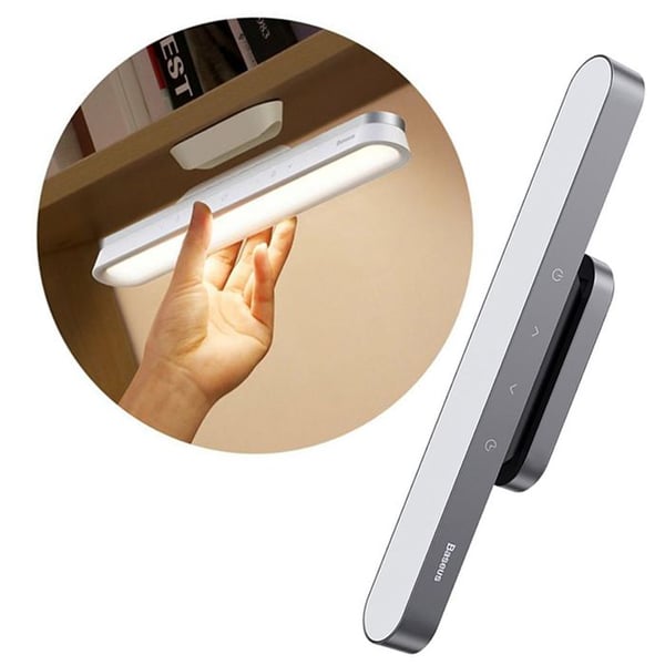 LED-nattlampe - Baseus - DGXC-C0G - Magnetisk - 3W - Grå