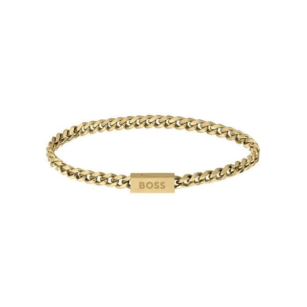 BOSS - Kedjearmband för honom - Man - Guld