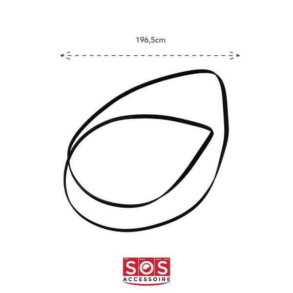 Poly V-rem - Whirlpool - SOLE2003 - 1970 mm - Originaldelar