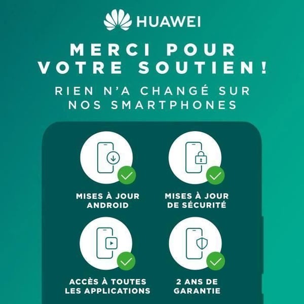 HUAWEI P30 128GB Aurora Blue - Begagnad - Utmärkt skick