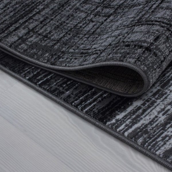 Tapis - Designe Plus - 8001 - Svart - 160x230 cm - 100% PP Heatset