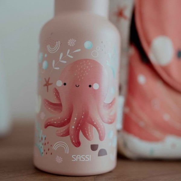 Isolerad flaska - Sassi Junior - Slurpy - 350 ml - Rostfritt stål - Multicolor