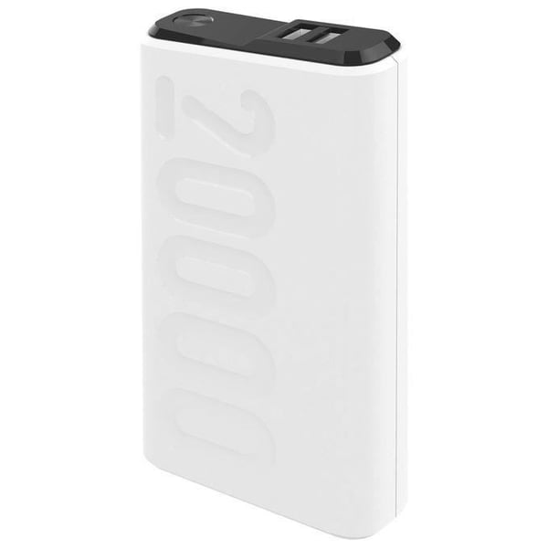 Powerbank - CELLY - PD USB-C 20A 22W - Valkoinen - USB-C Power Delivery - USB-C-laitteille