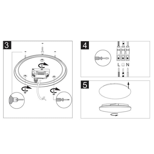 VELAMP MOON XL LED-kattovalaisin 32W 2400 lm 4000K Ø39 cm extra ohut 6,5 cm valkoinen