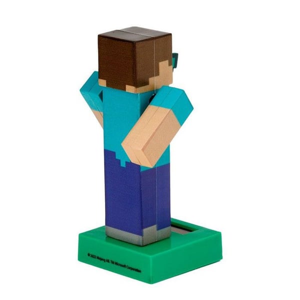 Figurine Solaire - MINECRAFT - Steve - 12,5 cm - 126g - Barndekoration