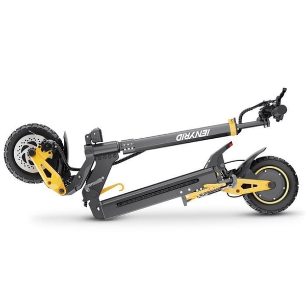El-scooter iENYRID ES1 til voksne, 250 W motor, 10-tommer terrændæk, 48 V 20,8 Ah batteri, sammenklappelig