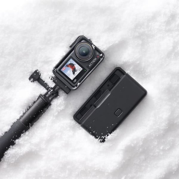 Sportkamera - DJI - Osmo Action 4 Adventure Combo - 1/1,3-tums sensor - 4K/120 fps - 155 ultrabred FOV