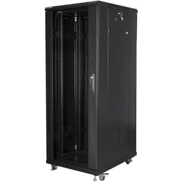 Rack 19" - LANBERG - 32U - Svart - Stående - Avtagbar