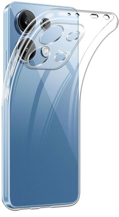 Skal - Phonillico® - Xiaomi Redmi Note 13 4G - Silikongel TPU - Mjukt skydd - Ultratunt