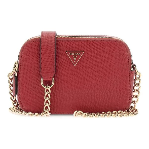 GUESS Axelväska i mörkröd färg för kvinnor - Noelle II Crossbody Camera Bag Garnet 324976