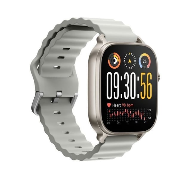 Smartklocka - realme Watch 5 - Silver - INTELLIGENT - 1.97" AMOLED, Bluetooth-samtal, IP68, 108 sportlägen, batteritid 16 dagar