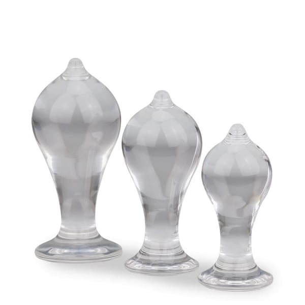 Set med 3 Triade-pluggar - Crystal