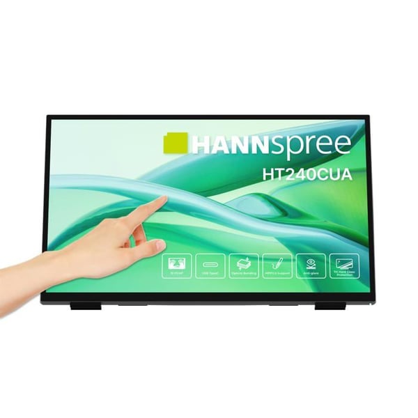 Touchscreen Monitor - Hannspree - HT240CUA - 23,8" - HDMI+DP+USBC - Svart