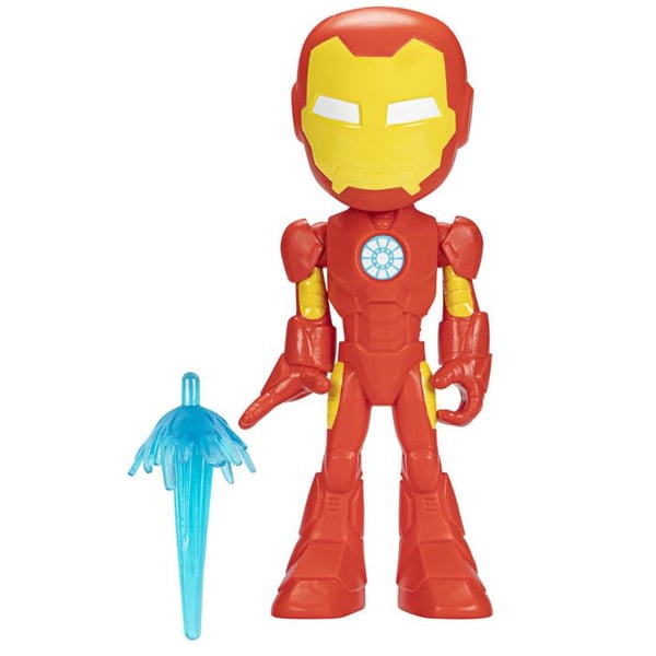 Spidey Figur Figurin Iron Man 22 cm, Leksak för barn, från 3 år, Hasbro Marvel Spidey och Hans Extraordinära Vänner