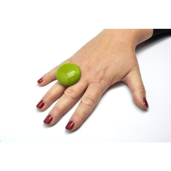 Ceraselle - Stort modell keramikring Grön äpple