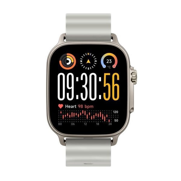 Smartklocka - realme Watch 5 - Silver - INTELLIGENT - 1.97" AMOLED, Bluetooth-samtal, IP68, 108 sportlägen, batteritid 16 dagar