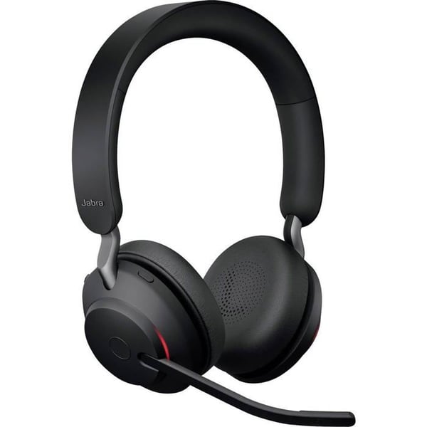 Jabra Evolve2 65 Headset - Sort - Trådløs - Stereo - On-ear