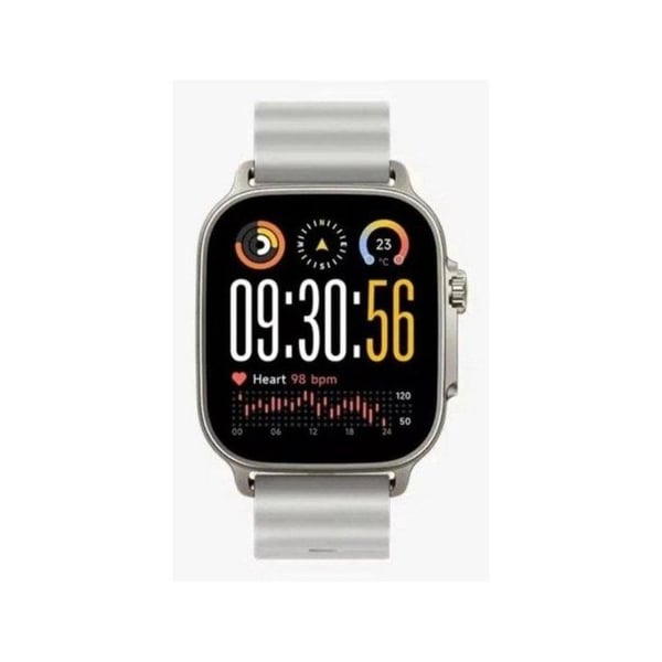 Smartklocka - realme Watch 5 - Silver - INTELLIGENT - 1.97" AMOLED, Bluetooth-samtal, IP68, 108 sportlägen, batteritid 16 dagar