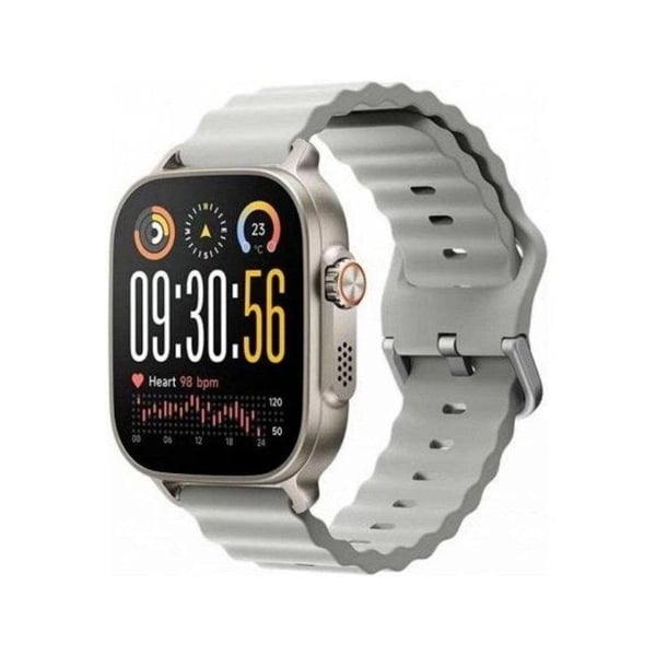 Smartklocka - realme Watch 5 - Silver - INTELLIGENT - 1.97" AMOLED, Bluetooth-samtal, IP68, 108 sportlägen, batteritid 16 dagar