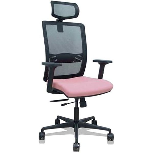 Kontorsstol - PIQUERAS Y CRESPO - Haches - Höjdjusterbar - Rosa - Bekväm och modern design