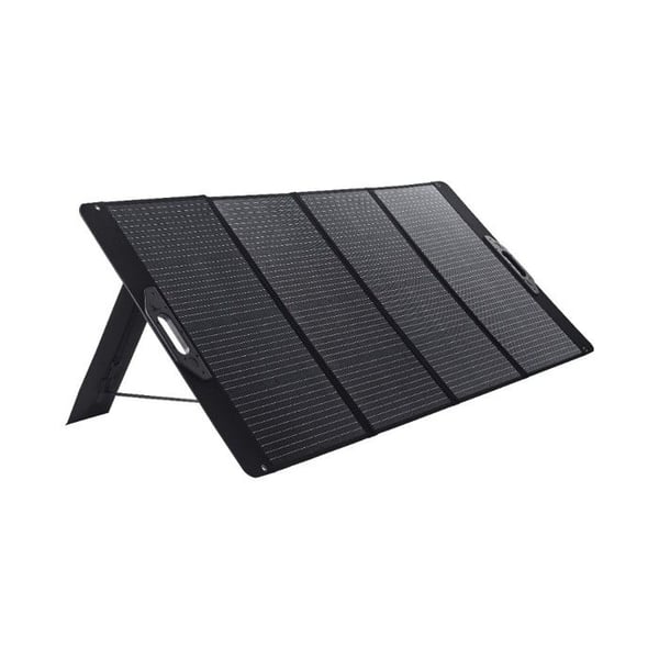Fällbar solpanel 200W svart