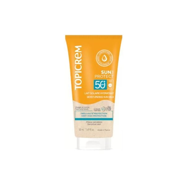 Solskyddsmedel - Topicrem - Solskydd - SPF 50+ - Vattentålig - 50 ml