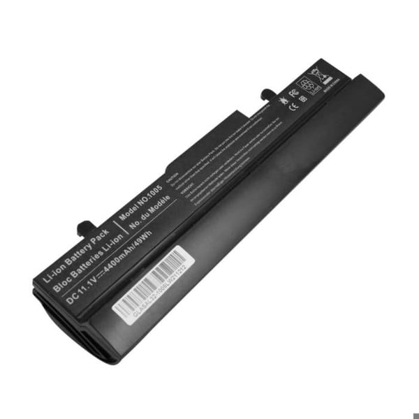 Batteri för ASUS Eee PC 1001HA, 1005HA, AL32-1005 11.1V 4400mAh Li-ion Svart