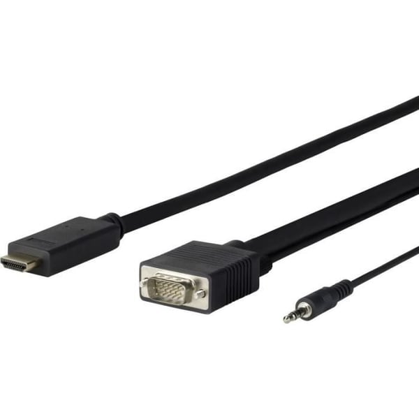 Videoadapter - VIVOLINK - PROHDMIVGA1 - HDMI Typ A till VGA - 1 m - Färg Schwarz