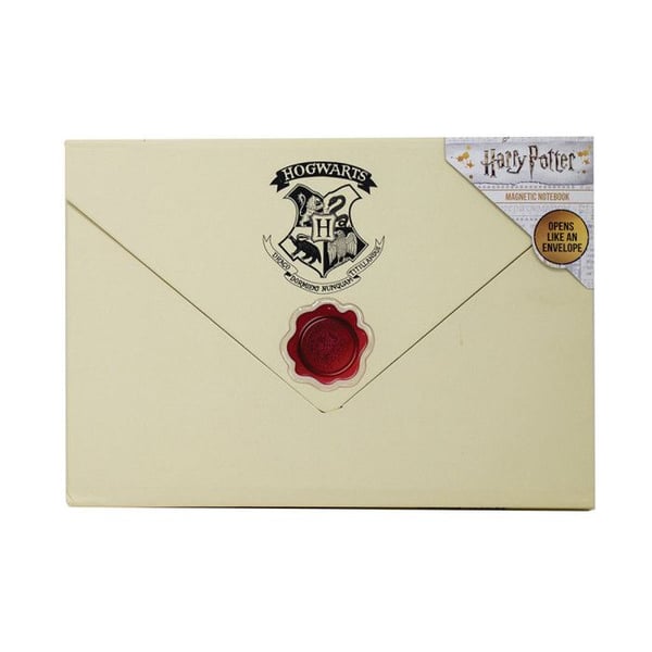 Notesbog - Harry Potter - Magnetisk Kuvert - Format A5 - Farve Beige - Ny under officiel licens