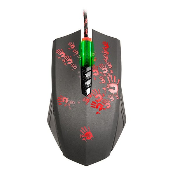 Spilmus - A4TECH - BLOODY Blazing A60 - 6200 DPI - RGB-baggrundsbelysning - 8 programmerbare knapper