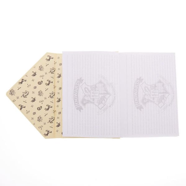 Notesbog - Harry Potter - Magnetisk Kuvert - Format A5 - Farve Beige - Ny under officiel licens