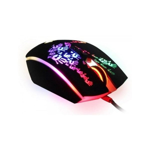 Spilmus - A4TECH - BLOODY Blazing A60 - 6200 DPI - RGB-baggrundsbelysning - 8 programmerbare knapper
