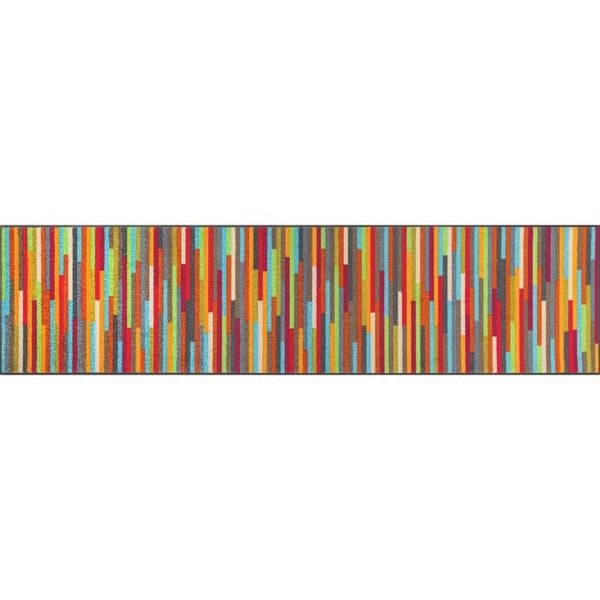 Paillasson Mikado Stripes Tvättbar smutsmatta olika storlekar wash+dry Design Mått 240 x 60 cm