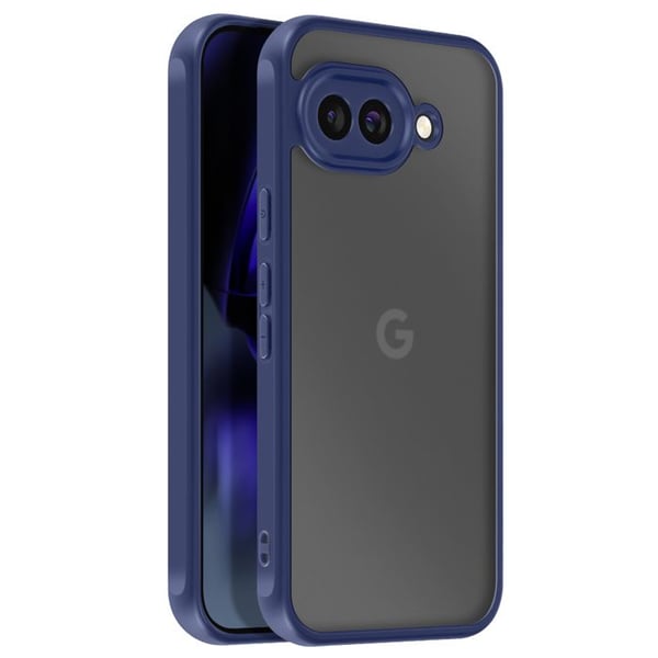 Stötabsorberande Skal - Google - Pixel 9a - Blå - Halkfri Yta - Förstärkta Hörn