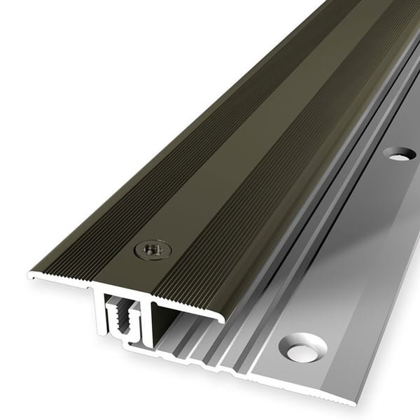 Profil rattrapage Laminat l 34 mm Höjdskillnad 6.5 - 16 mm i Alu Brons L 1000 mm