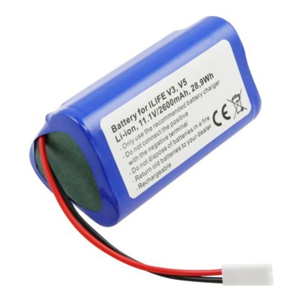 Batteri för Robotdammsugare ILIFE V3 / V3s / V5 / V5s 11.1V 2600mAh 28.9Wh