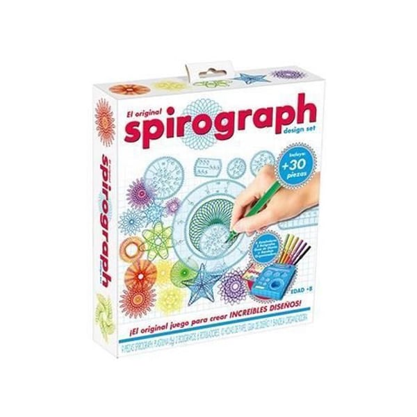 Spirograph Design ritsats - WORLDBRANDS - 30 delar - 19,5 x 5 x 12,5 cm