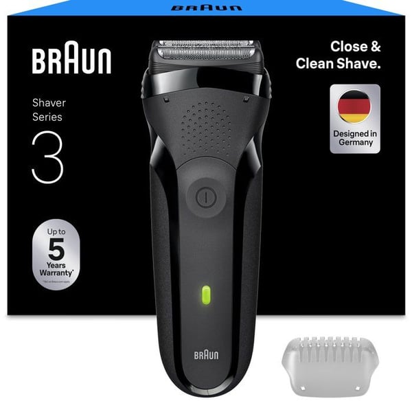 Elkedel - BRAUN - Serie 3 300s - 30 min - Sort