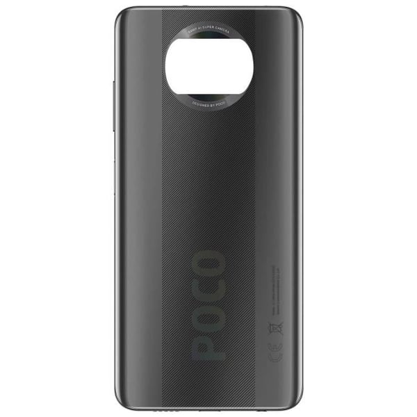 Bakruta för Xiaomi Poco X3 Original Service Pack Xiaomi mörkgrå