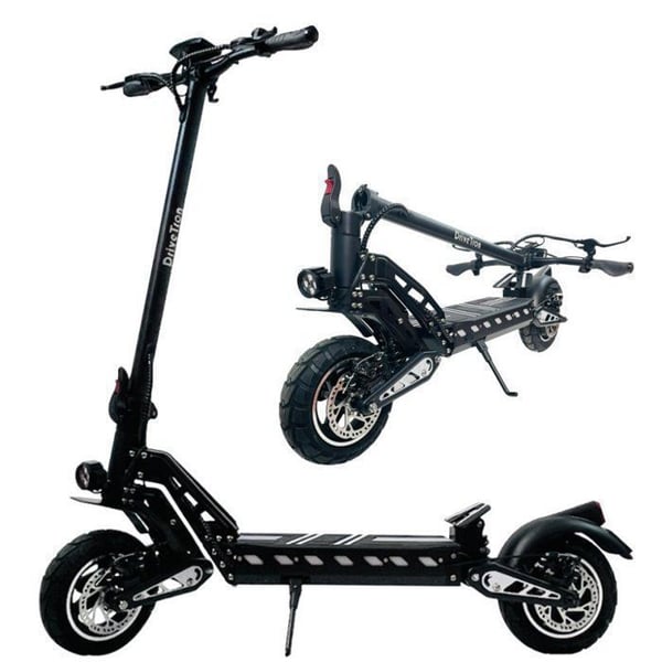Sähkökäyttöinen taitettava potkulauta - DriveTron DT10 - Moottori 1400 W - Akun kapasiteetti 48 V 15,6 Ah - Toimintamatka 40-50 km - 10'' tuumaa - NFC