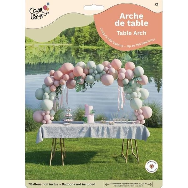 Bordbåge för ballonger - PTIT CLOWN - Rosa - Festdekoration - Inomhus - Barn