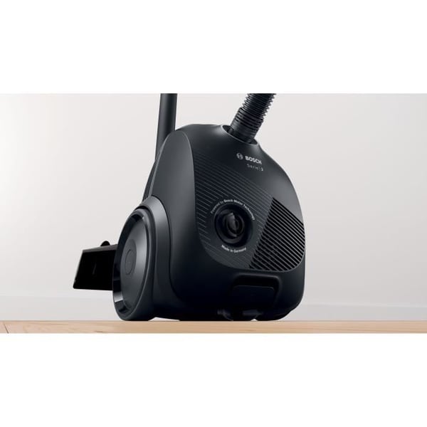 BOSCH GL20S Svart - Stövsugare med påse - 600 W - Stort dammsugarpås - Hållbara material och motor