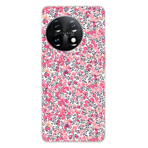 1001Coques - Silikonfodral kompatibelt med OnePlus 11 5G - Liberty Wiltshire Rose-mönster - Originaldesign tryckt i Frankrike