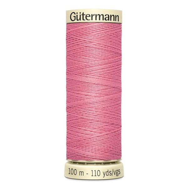 Fil 100% polyester Gutermann 1 Spole - Att 889 - begonia rosa