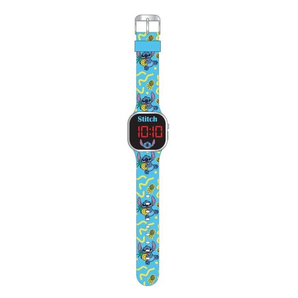 Klocka - ACCUTIME - Stitch LED - Flerfärgad - Plast - För Barn