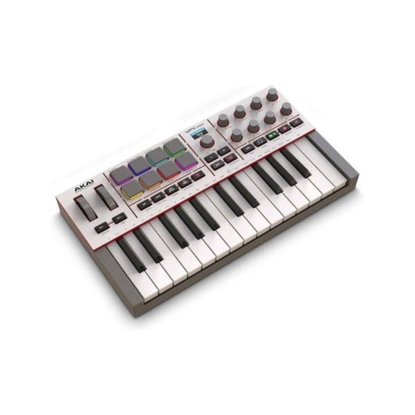 MIDI-kontroller Akai MPK Mini IV 25 Tangenter USB-C RGB Pads DAW-integration Instrument Suite