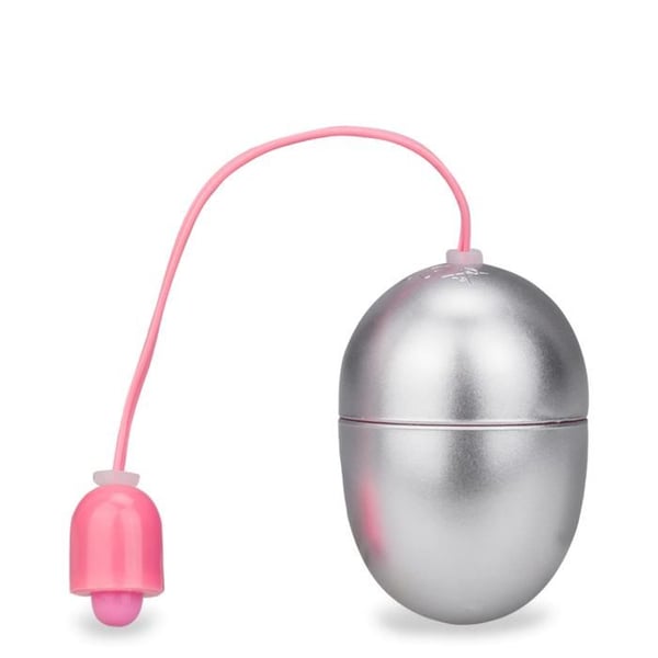 Vibrerande ägg Wiggle - S - Fjärrstyrd vibrator för par - Silver
